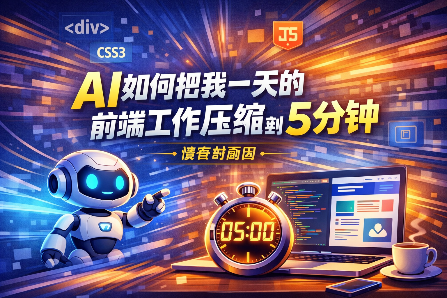 AI 如何把我一天的前端工作压缩到5分钟