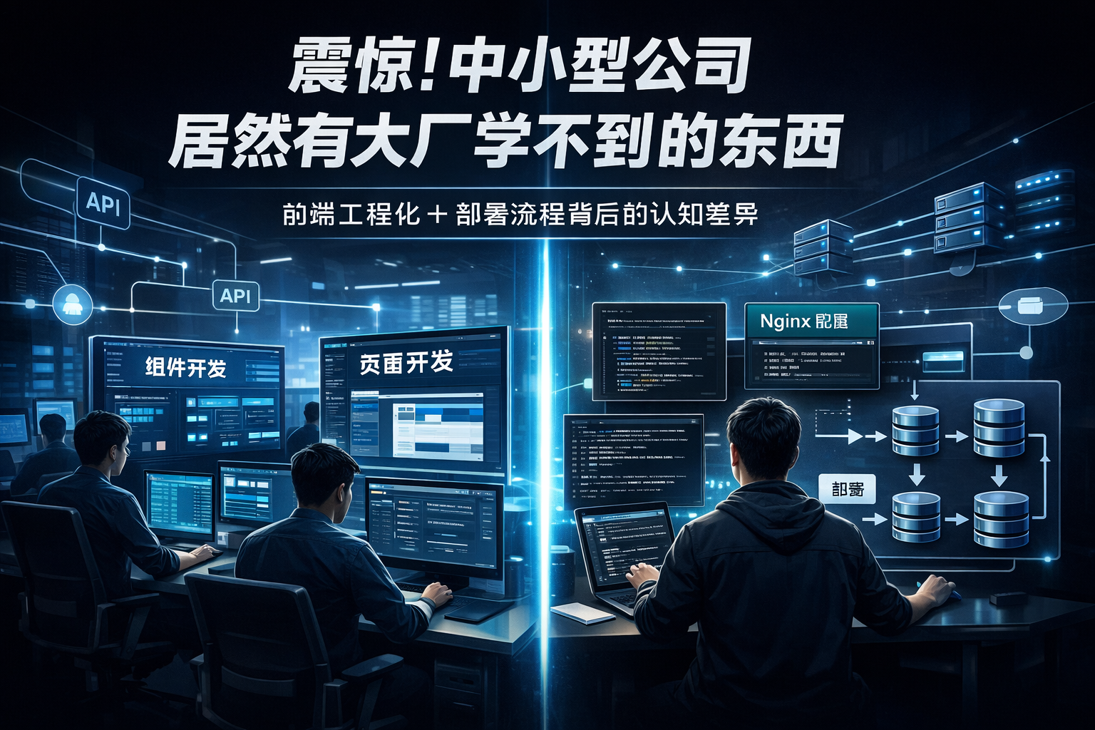 在中小公司，我反而学会了“前端工程化的能力”